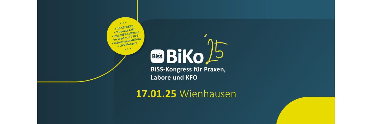 Deutschlandweiter BiSS-Kongress für KI-Dentalbusinesses lautet BiKo\'25 - 