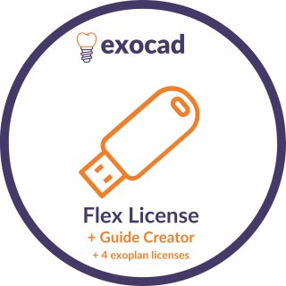 exoplan Flex-Licens with Guide Creator + 4 exoplan Licenses